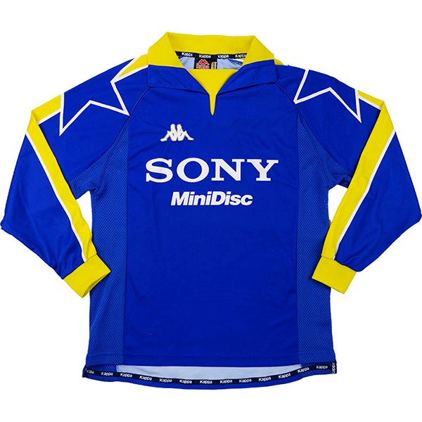 Camiseta Juventus Tercera equipación ML Retro 1997 1998 Azul